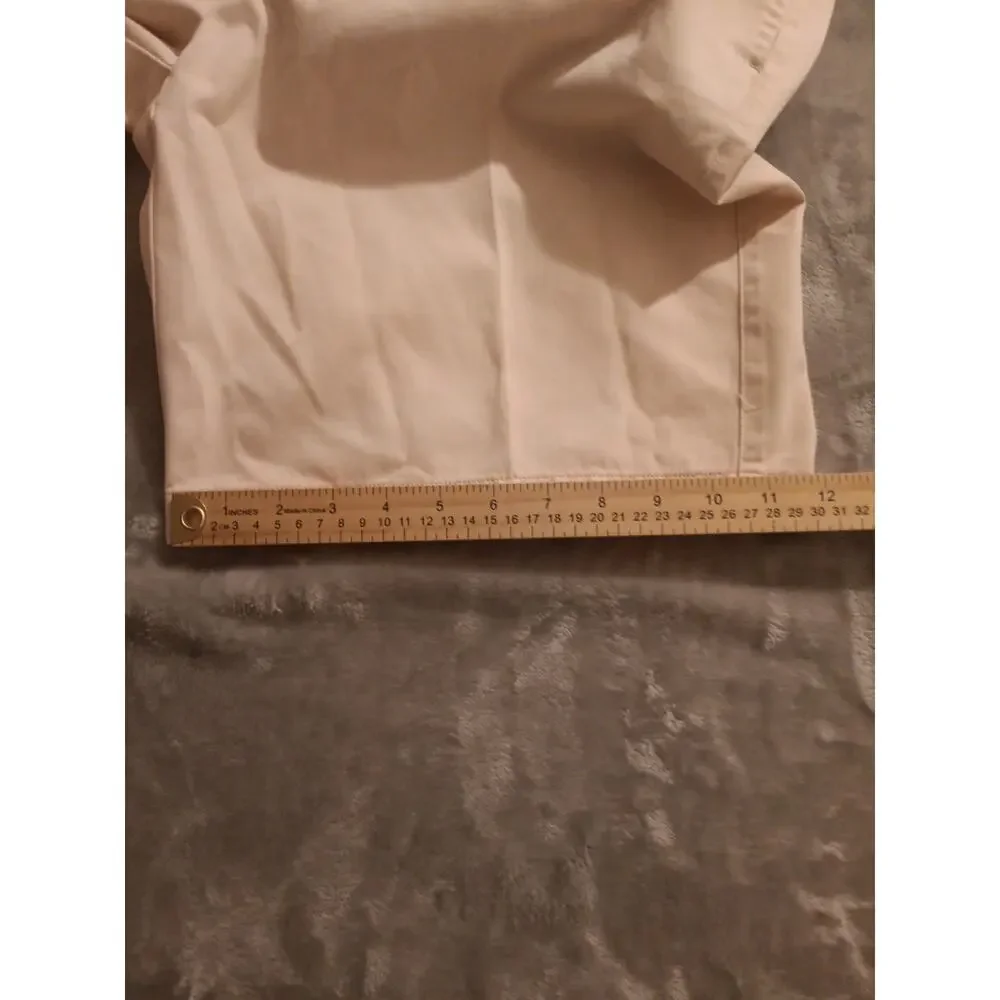 Peter Millar Chino Shorts Mens 36 100% Pima Cotton Light Peach